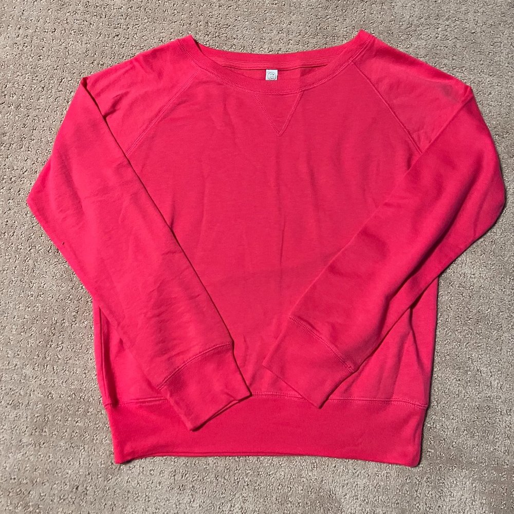 Bold Hot pink sweatshirt, Size 16